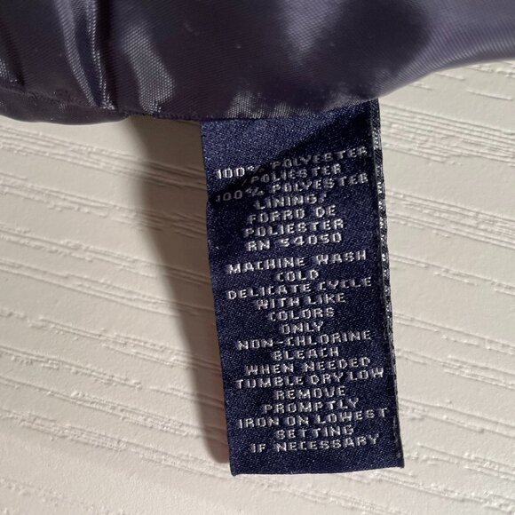 JONES WEAR SIZE 12 NAVY SUIT FULLY LINED JACKET WITH TIES AND SLACKS - Picture 16 of 16